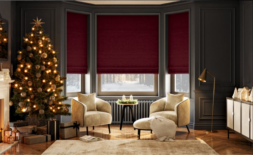 Blinds and curtains delivered in time for Christmas